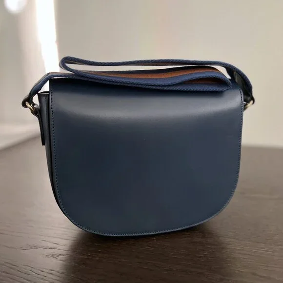 NWT - A.P.C. Ava Shoulder Bag - Marine - Picture 5 of 9